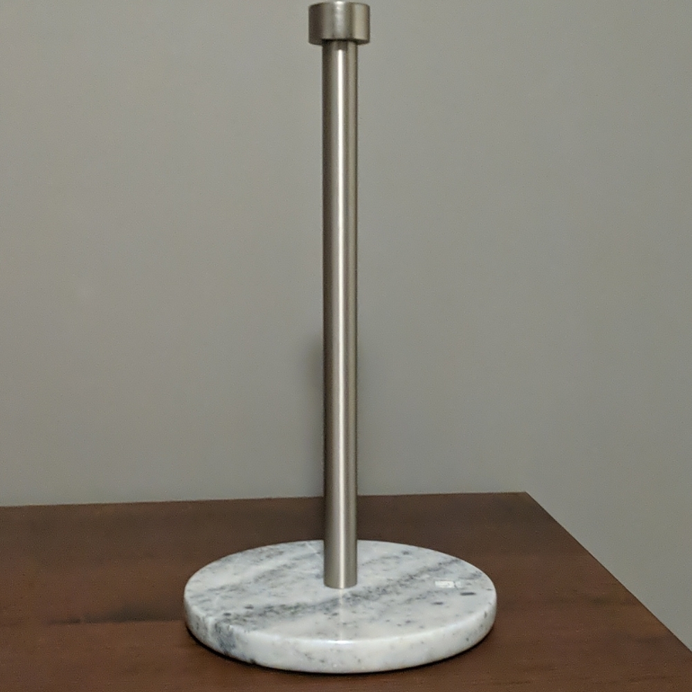 NWOT Umbra Marble Paper Towel Holder